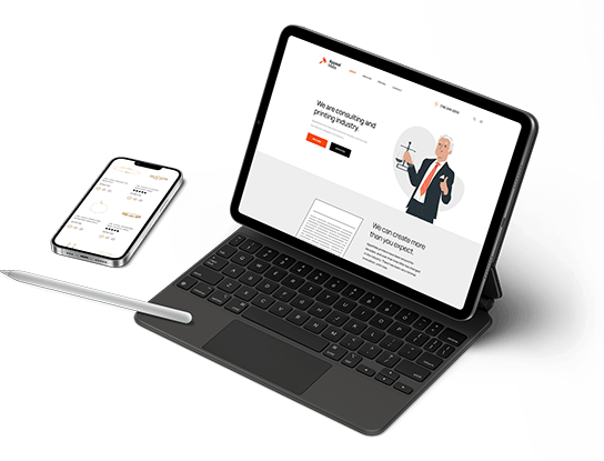 Modern brand collaterals.